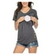 thumbnail image 1 of Polera Lactancia Maternidad Ema Manga Corta Gris gris XL, 1 of 6