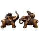 thumbnail image 5 of Colección De Estatuas De Elefante, Figurita De Elefante Para Gabinete, Mesa, Festival, 2 Uds., 5 of 5