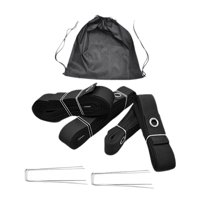 Magideal - Líneas De Voleibol De Playa Ejercicio De Entrenamiento De Campo De Demarcación De Líneas Portátiles Kit De Marcador De Cancha Para Deportes Al Aire Li Negro