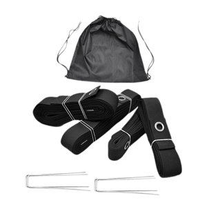 Magideal - Líneas De Voleibol De Playa Ejercicio De Entrenamiento De Campo De Demarcación De Líneas Portátiles Kit De Marcador De Cancha Para Deportes Al Aire Li Negro