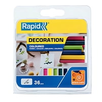 Rapid - 36 Barras De Silicona 7Mm De 90Mm Largo Colores - Ps