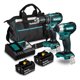 thumbnail image 1 of Taladro Perc. Dhp485 + Atornillador Dtd155 Makita Dlx2286x, 1 of 2