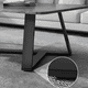 thumbnail image 3 of Mesa De Centro De Madera Con Imitación De Mármol, 3 of 3