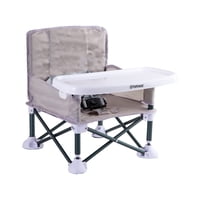 Bebesit - Silla De Comer Plegable Camping Xt01 Gris