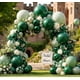 thumbnail image 1 of Kit de arco de globos verde esmeralda con moño verde bosque oscuro, 1 of 9
