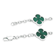thumbnail image 3 of Pulsera green clover oro18k positividad saint venik, 3 of 3