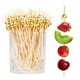 thumbnail image 1 of Cocktail Picks 200 Unidades Bambú De Madera Con Bola Dorada De 12 Cm, 1 of 7
