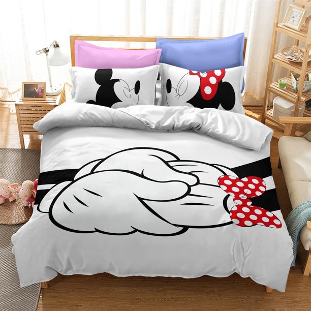 Mickey 3D Digital Printed Bedding Sets Home Textiles Duvet Cover Bed Cover Bed Duvet Cover Pillowcase Bed Sets Bed Sheets