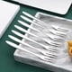 thumbnail image 3 of 10PCS Stainless Steel Dessert Cake Western Fork Korean Household Small Fruit Fork Stainless Steel Moon Cake Fork Set, 3 of 3