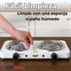 thumbnail image 5 of Cocina Electrica Doble Plato 2000W de Potencia Blanco, 5 of 9