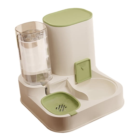 Gravity Pet Autoalimentador Tazón De Comida Seca Y Suministros De Riego Para Cachorro Gatito Rosa S