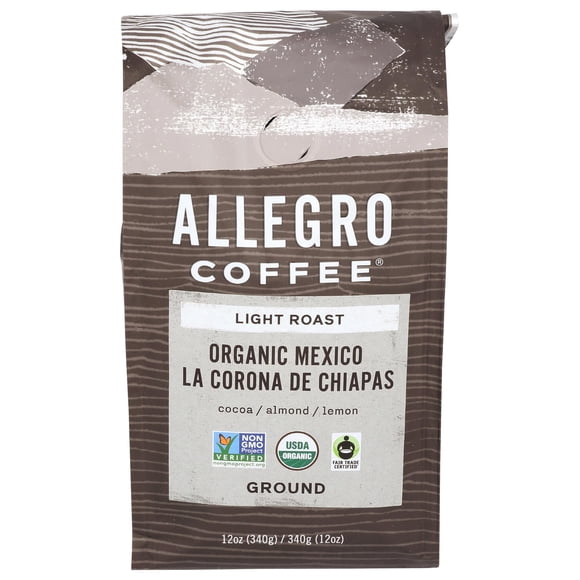 Café Allegro Orgánico México Tostado Claro Molido 340 g