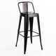 thumbnail image 1 of Piso de Bar Tolix con Respaldo, 1 of 6