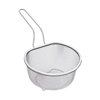 Magideal - Cesta De Drenaje De Cocina De Malla Para Alimentos Calientes, Utensilio De Cocina Para Servir Alimentos, Cesta Para Freír Resistente, Cesta Para Pasta Malla Gruesa De 18 Cm