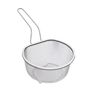 Magideal - Cesta De Drenaje De Cocina De Malla Para Alimentos Calientes, Utensilio De Cocina Para Servir Alimentos, Cesta Para Freír Resistente, Cesta Para Pasta Malla Gruesa De 18 Cm