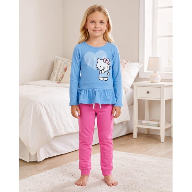 Pijama Niña Hello Kitty Calipso fucsia 14