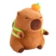 thumbnail image 2 of Muñeco De Carpincho De Peluche, Juguete De Peluche De Carpincho Suave Coleccionable Para Adolescentes, Niños Y Niñas, Naranja, Marrón Oscuro, 2 of 3