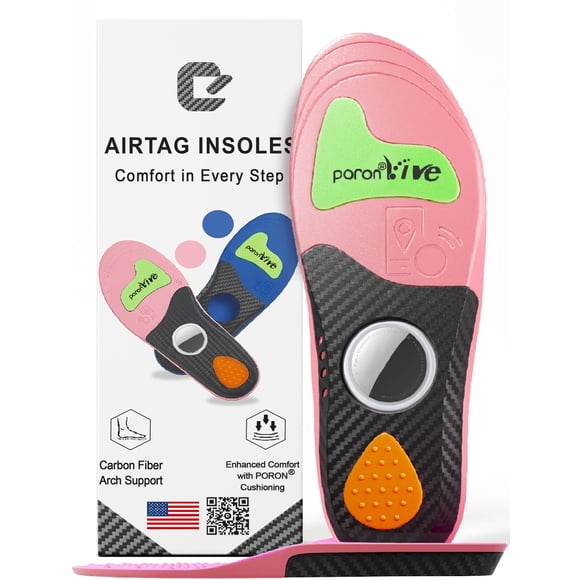 Plantilla Para Zapatos Con Airtag Para Niños Con Amortiguación Poron