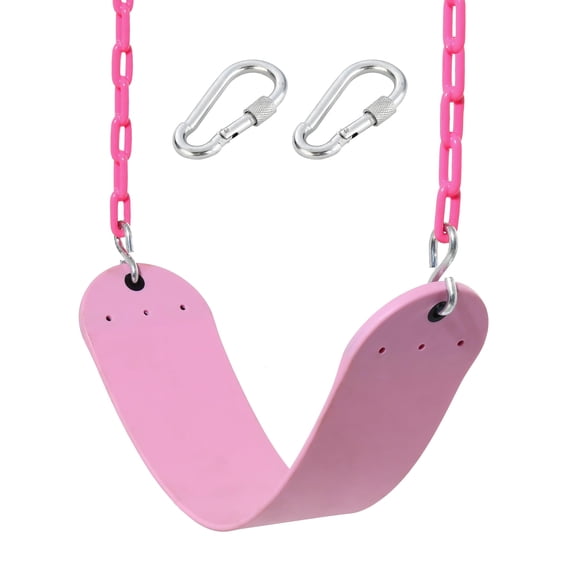 Columpio Take Me Away, color rosa, muy resistente, con cadena, 250 kg