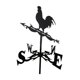 thumbnail image 3 of Retro Metal Veleta Veleta Veleta Indicador Dirección Viento Gallo, 3 of 5