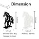 thumbnail image 2 of Molde de silicona para resina MUFUN 24 × 15 cm Caballo para colgar en la pared – DIY, 2 of 7