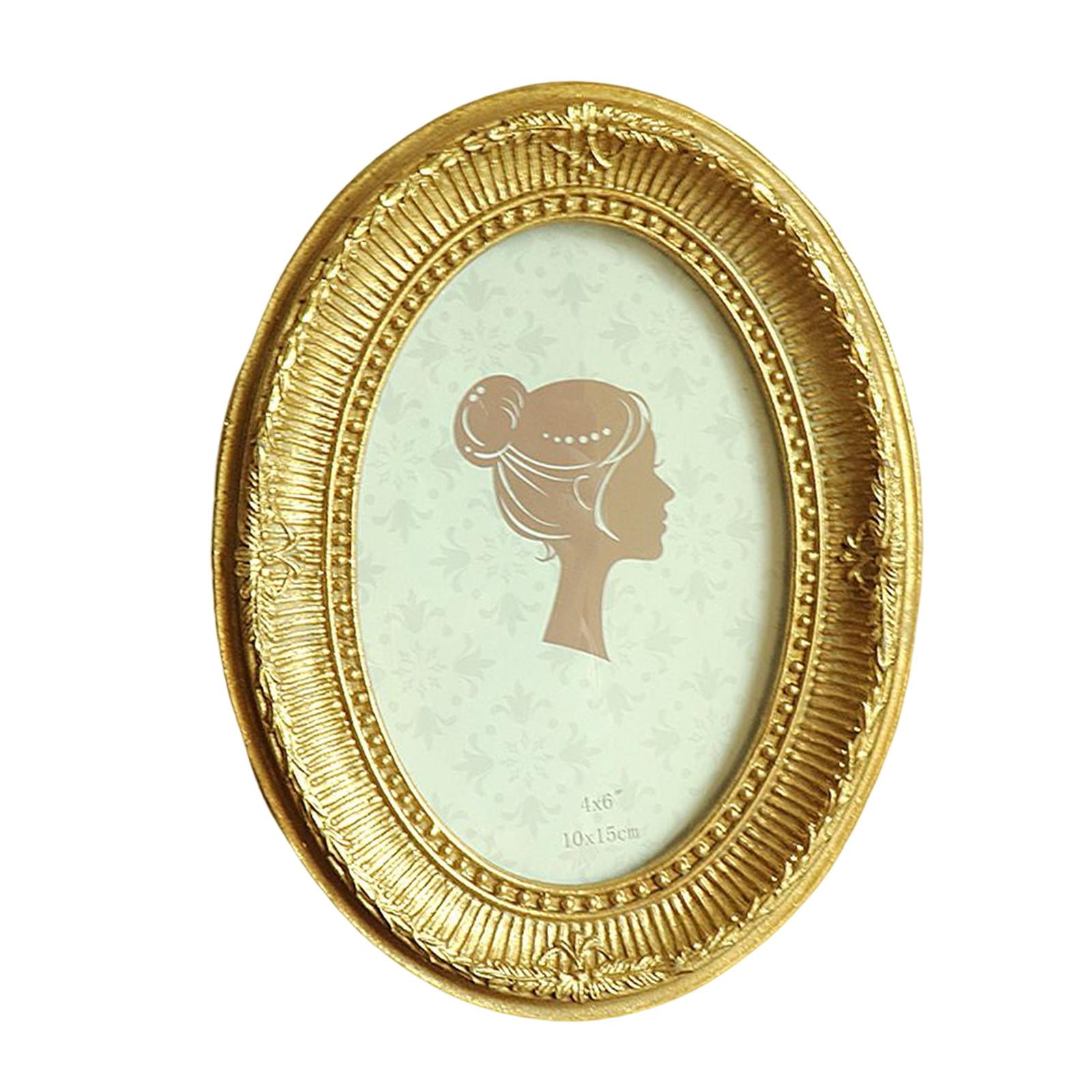 Magideal - Marco De Fotos De Estilo Vintage Francés, Soporte De Fotos De Resina De Escritorio De Pared Para Decoración Del Hogar, Mueble De Tv, Café, Múltiples O , Estilo C