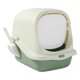 thumbnail image 3 of Bandejas De Arena Para Gatos Cerradas Con Capucha, Entrada Frontal Grande Con Bandeja De Arena Para Gatos Con Pala, Color Verde, 3 of 5