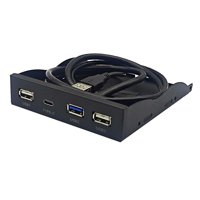 Magideal - Panel Frontal De 3,2 Pulgadas Tipo C Y Puerto Usb 3,2 Gen1, Conector Reversible, Concentrador Usb Duradero, Bahía De Unidad De Disquete, Accesorios De