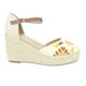 thumbnail image 1 of Alpargatas Chalada Mujer Penny-1 Beige Plataforma, 1 of 7