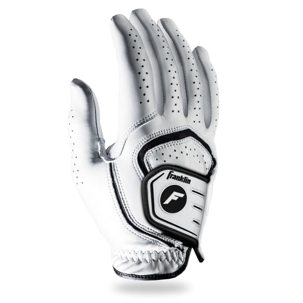 Guante de golf Franklin Sports Pro de piel de primera calidad para adultos, tamaño pequeño