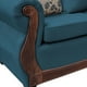 thumbnail image 2 of Sofá Con Resorte Estructural Grand Santi Chenille 4 Personas Petróleo X, 2 of 3