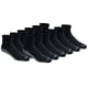 thumbnail image 1 of Calcetines Dickies Dri-Tech Moisture Control Quarter para hombre, negros, 1 of 6