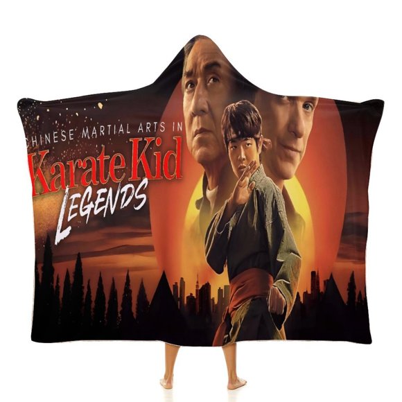Manta Capa Con Capucha Karate Kid Leyendas 100x130cm