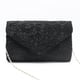 thumbnail image 1 of Elegante bolso de mano tipo sobre con encaje floral para mujer, ideal para graduación o boda., 1 of 8