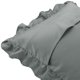 thumbnail image 5 of REGALWOVEN Funda de Almohada de Satén con Volantes Juego de 2, Estándar Gris Oscuro, 5 of 7