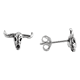 thumbnail image 1 of Aros Hombre Cabeza De Buey Plata Fina 925 Masculino #1, 1 of 3