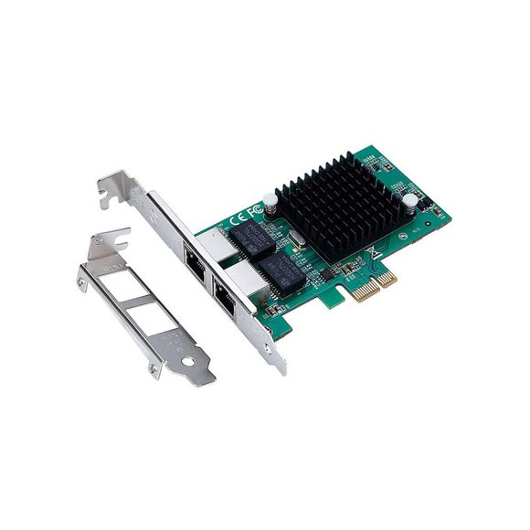 Tarjeta de red X-MEDIA XM-NA3821 Dual Gigabit Ethernet PCIe