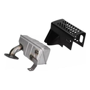 Genérica - Kit Escape Silenciador Y Cubierta Para Motor Robin Ey20