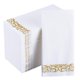 thumbnail image 1 of Toallas de mano desechables JOLLY CHEF 100 doradas y blancas, 1 of 7