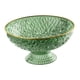 thumbnail image 4 of Cuenco de fruta con Pedestal, organizador de platos para aperitivos y dulces, colador de verduras, cesta, bandeja para servir, plato de drenaje de ver Verde, 4 of 5