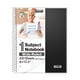 thumbnail image 1 of Cuaderno Dunwell de 200 páginas, rayado amplio, 21 × 26 cm, negro, 1 of 9