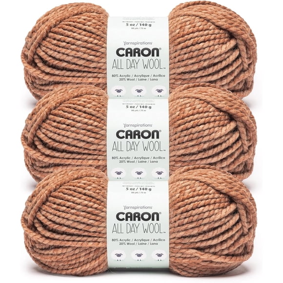 Hilo Caron All Day Wool 3 Pack 140 g Super Bulky 6