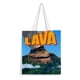 thumbnail image 1 of Lava Bolso de tela con estampado de lienzo para mujer, bolsa de compras reutilizable y estética, con cremallera interior, regalo para mujer, 35 × 40 cm., 1 of 6