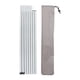 thumbnail image 1 of 8 Postes De Lona Ajustables Para Exteriores, Refugio De Playa, Postes De Tienda Desmontables, Gris Y Blanco, 1 of 4