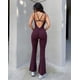 thumbnail image 1 of Enterizo Deportivo Para Mujer Espalda Abierta Y Calza Flare, 1 of 4