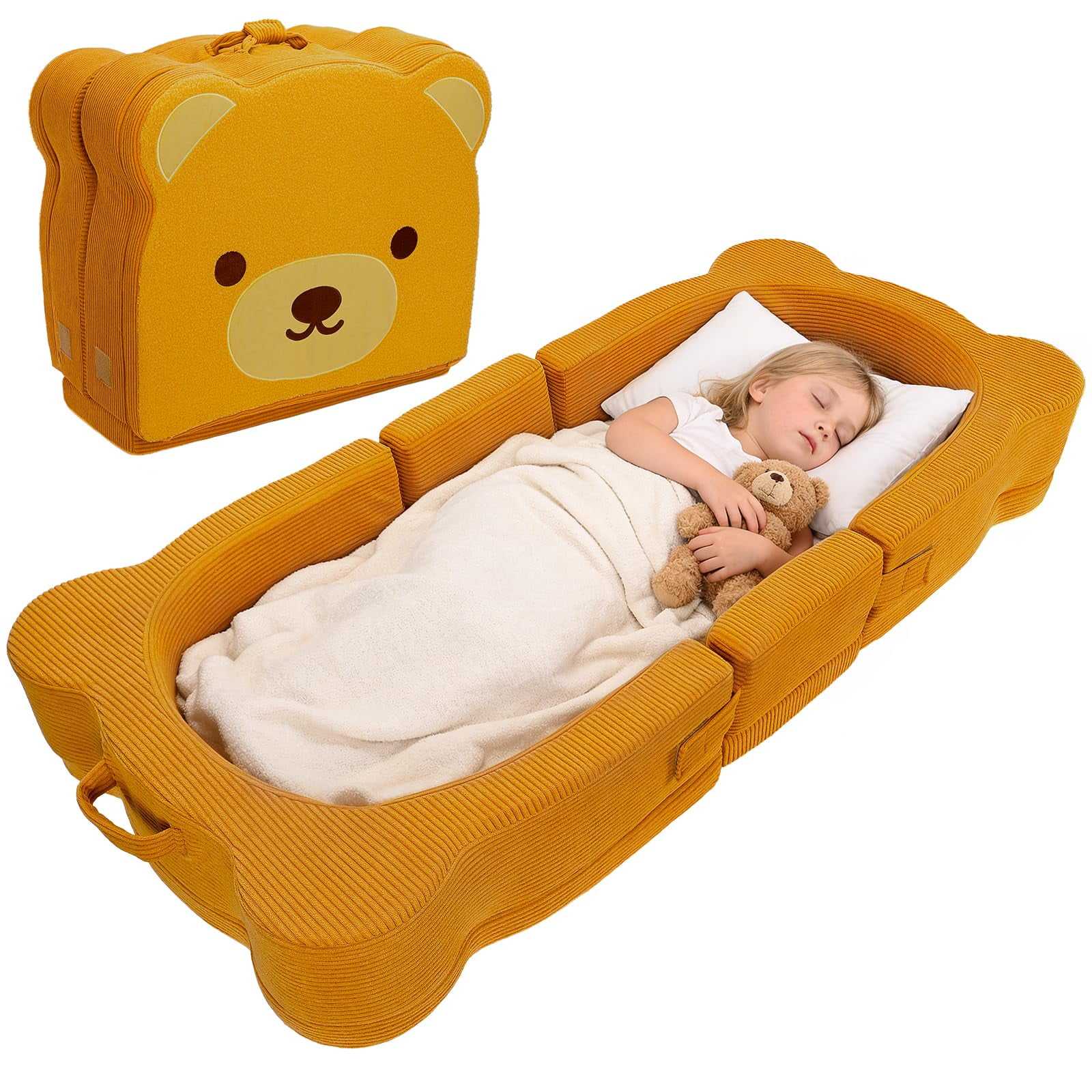 Cuna Bexmder Portátil Plegable De Viaje Estilo Oso