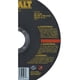 thumbnail image 4 of Pack 10 Disco Corte Metal 115mm 4 1/2 X 1 Mm Dewalt-dw44618 Negro, 4 of 5