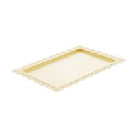 Magideal - Exhibición De Pastel Bandeja De Frutas Placas De Postres De Postres Bandeja Tocador Bandeja De La Bandeja De La Bandeja Del Pastel Para La Mesa De Oro