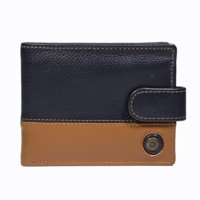 Gino Rodinis - Billetera Hombre Capri 987 Azul/Naranjo