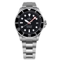 Reloj Ratio Freediver Zafiro Acero Inoxidable Esfera Negra Automático Rtf041 200M Reloj Para Hombre